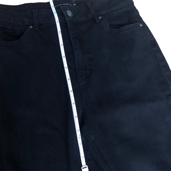FLYING BANANA Women's Totally Shaping Curvy Stretchy Bootcut Flare Black Jeans - Picture 5 of 9